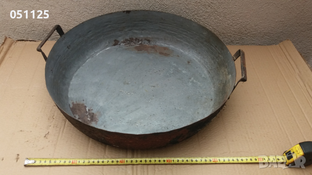 стара голяма тава за лютеница, агнета и др. , снимка 1 - Антикварни и старинни предмети - 44529558