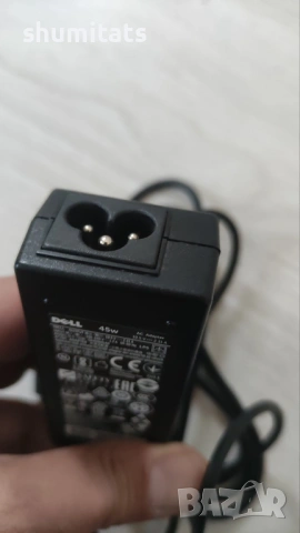 Адаптер DELL 45W тънка букса среден пин, снимка 3 - Лаптоп аксесоари - 54100282