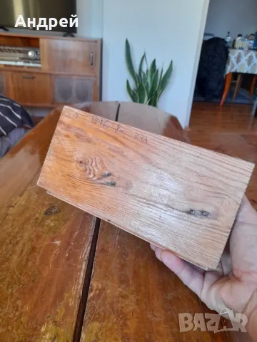 Стара дървена декорация,сувенир #24, снимка 5 - Други ценни предмети - 49087562