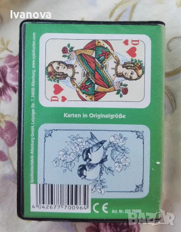 Комплект мини карти за пасианс , снимка 4 - Карти за игра - 56432486
