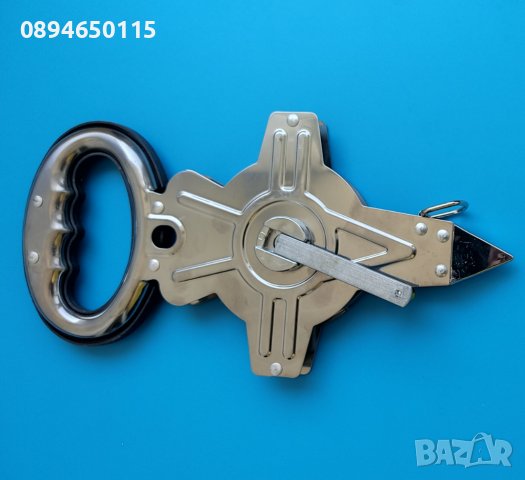 Ролетка 1.5м/5м/30м прибираща се, метална геодезиеска, шивашка  рулетка, снимка 7 - Измервателни инструменти - 37293683