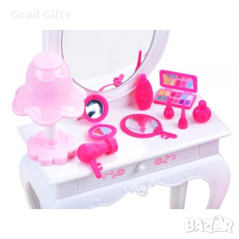 ДЕТСКА КУКЛА ANLILY С ТОАЛЕТКА, АКСЕСОАРИ И СТОЛ, снимка 5 - Кукли - 42862927