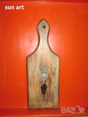 дървена арт закачалка Прованс, снимка 10 - Закачалки - 39514655