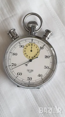 МНОГО РЯДЪК ХРОНОМЕТЪР HEUER & CO - RATTRAPANTE CAL 57, снимка 13 - Антикварни и старинни предмети - 47981414