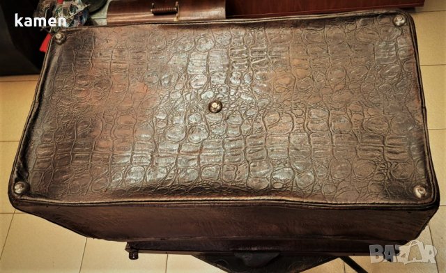 Докторска чанта,куфар крокодилска кожа, снимка 7 - Антикварни и старинни предмети - 30775166