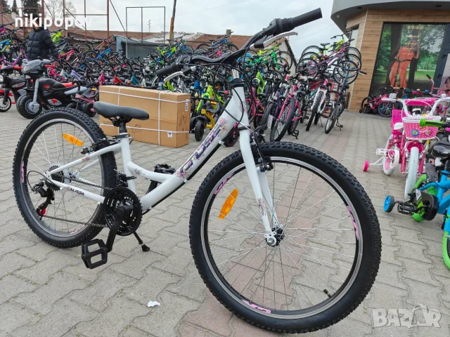 CROSS Велосипед 24" ALISSA бял, снимка 5 - Велосипеди - 56528876