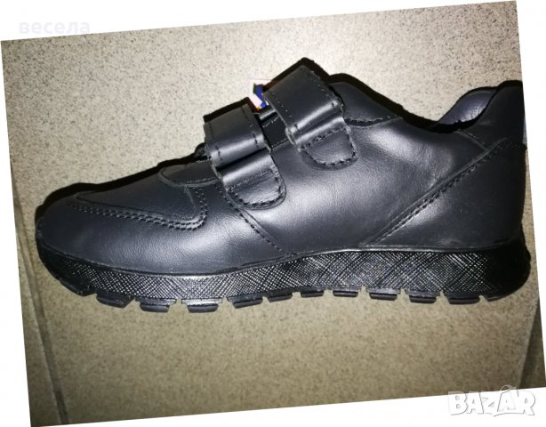 Черни кожени обувки, турско производство, много здрави, снимка 3 - Детски маратонки - 37962141