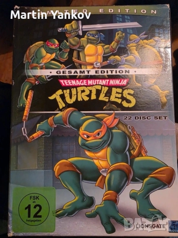 Костенурките Нинджа - Teenage Mutant Ninja Turtles DVD boxset колекция анимация, снимка 3 - Анимации - 52448219