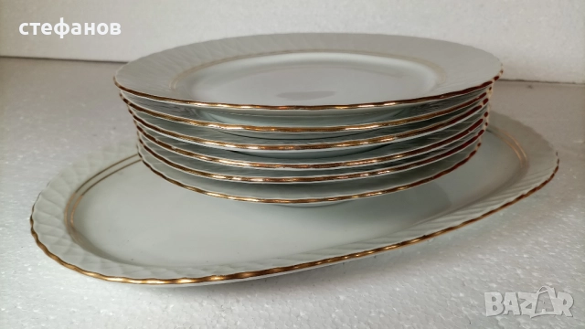 Български чинии, основно, супа, салатна голяма елипса