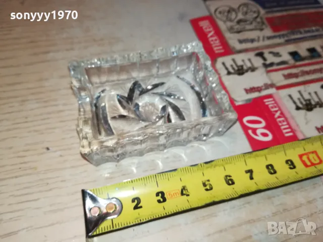 МАЛЪК СТЪКЛЕН ПЕПЕЛНИК 1405251108, снимка 9 - Антикварни и старинни предмети - 50282058