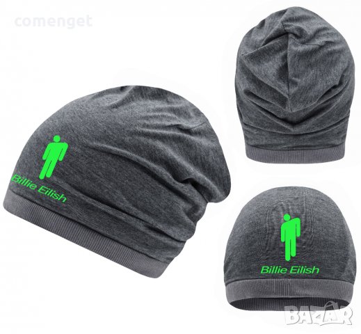 НОВО! Шапки BILLIE EILISH / БИЛИ АЙЛИШ - фина материя - 2 МОДЕЛА., снимка 2 - Шапки - 30314633