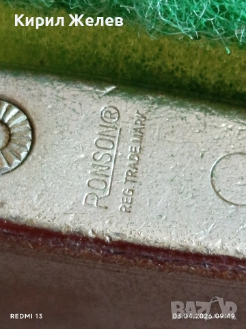 Винтидж запалка RONSON VARAFLAME ENGLAND оригинална за КОЛЕКЦИЯ 54498, снимка 5 - Колекции - 54074445