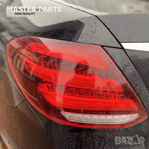 ЧИСТО НОВИ LED Стопове 1:1 за Mercedes W213 16-20 ЖЪЛТ мигач , снимка 4 - Части - 52997709