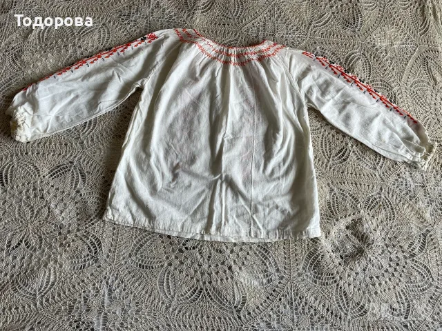 Автентична къса риза от народна носия, снимка 5 - Антикварни и старинни предмети - 55968031