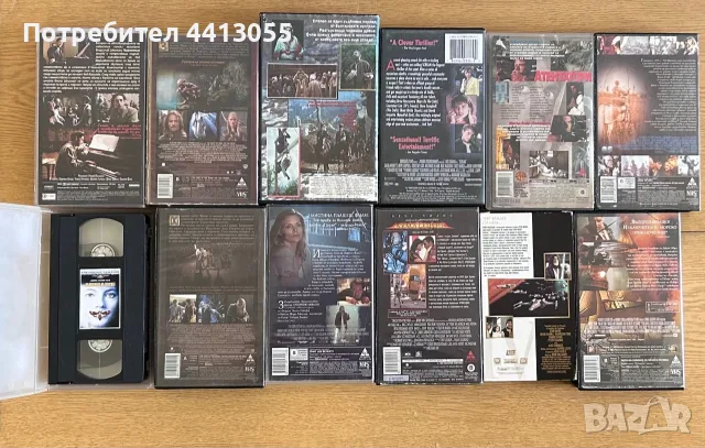 Лот от 12 видео касети (VHS) , снимка 2 - Други жанрове - 56370845