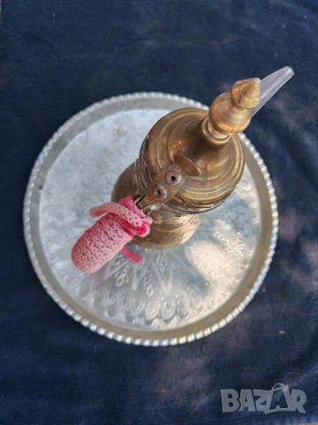 Ориенталска каничка за кафе с поднос. , снимка 6 - Антикварни и старинни предмети - 50656223