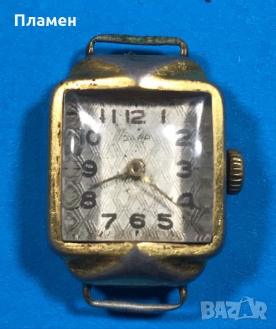 Позлатени дамски,16 камъка.Заря,Лъч,руски и NAKAR швейцарски, снимка 11 - Антикварни и старинни предмети - 35169724