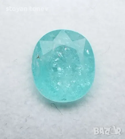 Параиба турмалин в красив син цвят - 2.22кт.! Нов! Сертифициран!, снимка 10 - Други - 47974673