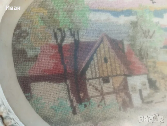 Ръчно изработен гоблен Пейзаж , снимка 5 - Гоблени - 50339049