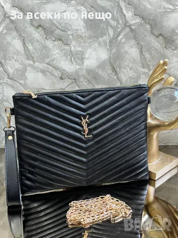 Yves Saint Laurent Дамска Чанта Клъч YSL - Налични Различни Цветове Код D1670, снимка 6 - Чанти - 48792057