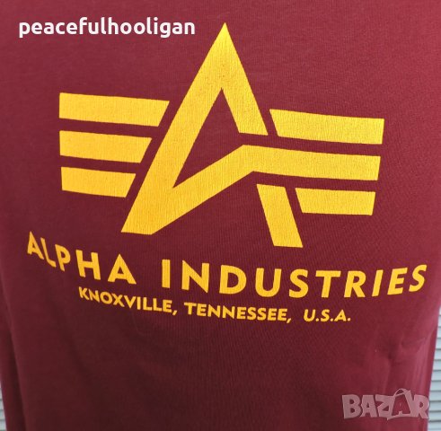 Оригинална мъжка тениска Alpha Industries размер М, снимка 3 - Тениски - 44356846