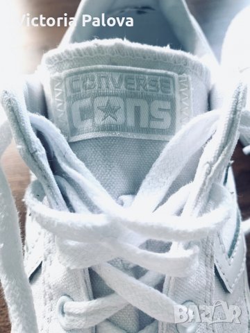 Бели CONVERSE,оригинал, снимка 7 - Кецове - 37311833