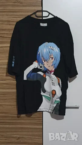 Продавам аниме тениски Bershka x Evangelion Rei Ayanami, Chainsaw Man и Hatsune Miku Expo