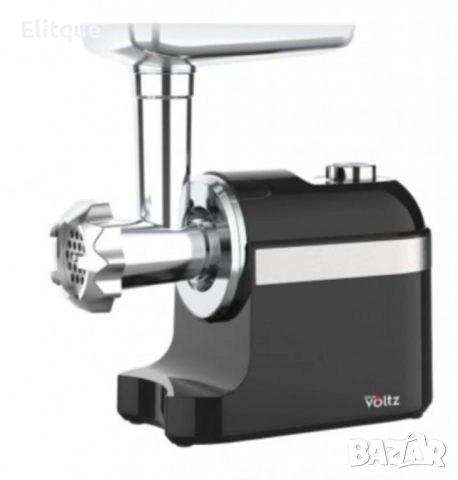 Месомелачка Voltz, 1600W, приставка за домати, черен, зелен, бял цвят, снимка 7 - Друга електроника - 52832062
