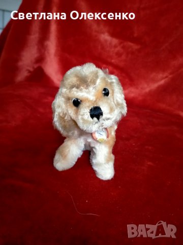 Колекционерска мека играчка Steiff Dog куче, снимка 7 - Колекции - 37739393