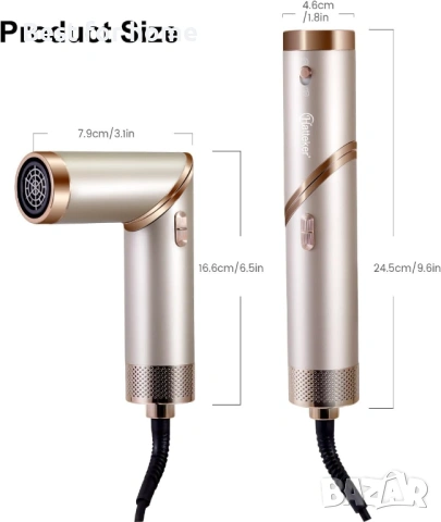 Hatteker, сешоар с отрицателни йони, снимка 4 - Друга електроника - 54209669