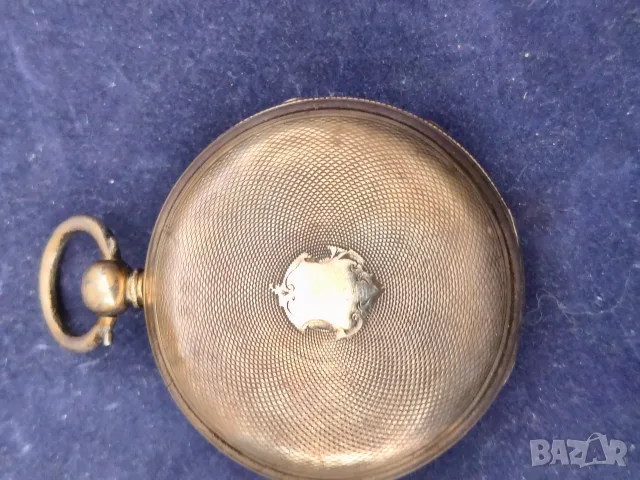 Английски сребърен часовник, снимка 2 - Джобни - 56530706