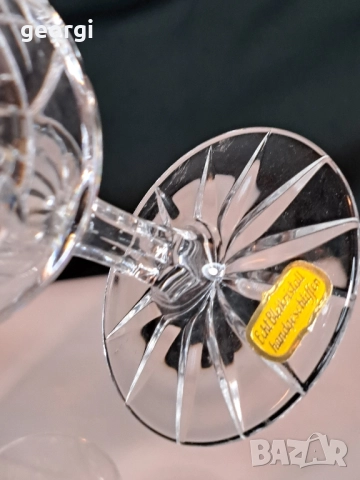 немски кристални чаши оловен кристал 29/1, снимка 9 - Чаши - 52027128