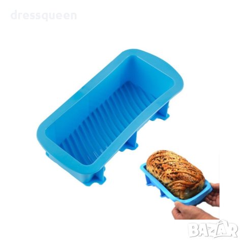 1893 Правоъгълна силиконова форма за печене на кекс или хляб