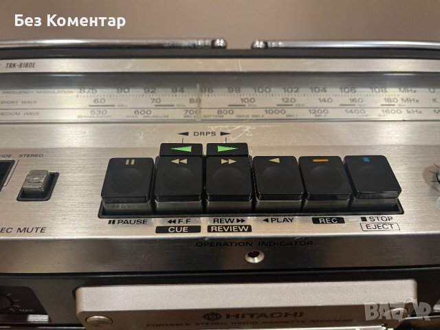 Hitachi TRK-8180 касетофон, снимка 6 - Радиокасетофони, транзистори - 44496564