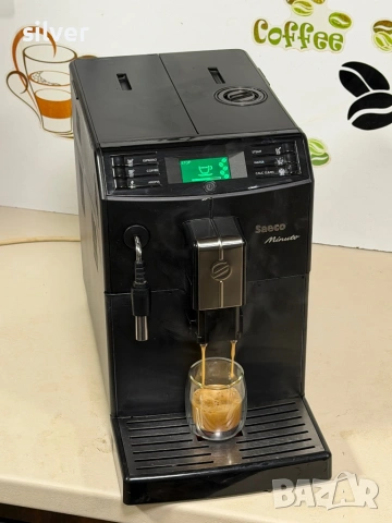Кафемашина кафе автомат Saeco minuto с гаранция, снимка 4 - Кафемашини - 53080779