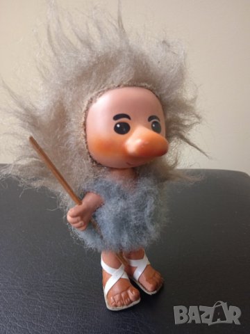 Пещерен човек / Неандерталец - стара кукла ГДР