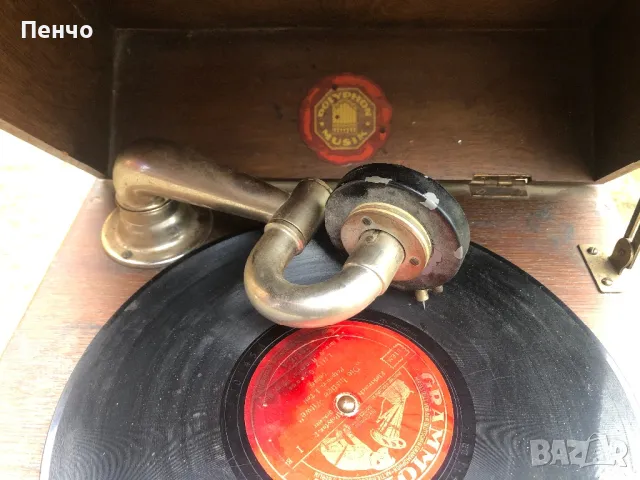 старинен грамофон "POLYPHON MUSIC" - Germany, снимка 9 - Антикварни и старинни предмети - 49760027