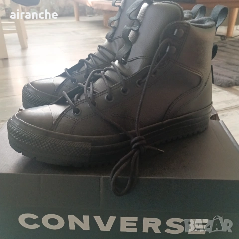 Нови мъжки зимни високи кецове Converse