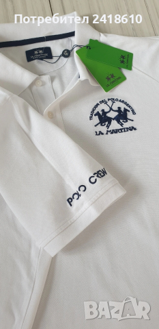 La Martina Pique Cotton  Mens Size 3XL НОВО! ОРИГИНАЛ! Мъжка Тениска!, снимка 9 - Тениски - 54256671