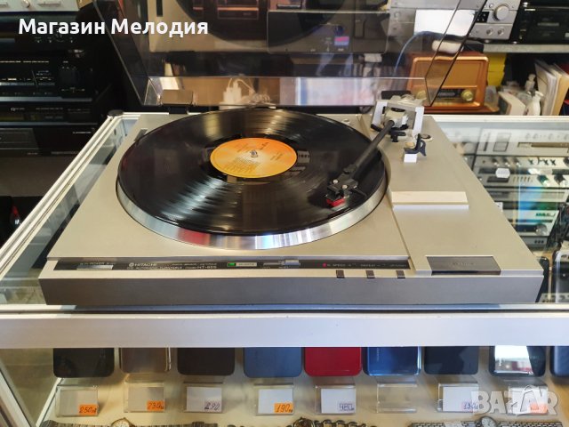 💽📻📀🎶 Грамофон Hitachi HT-65S direct drive В отлично техническо и визуално състояние., снимка 2 - Грамофони - 42173816
