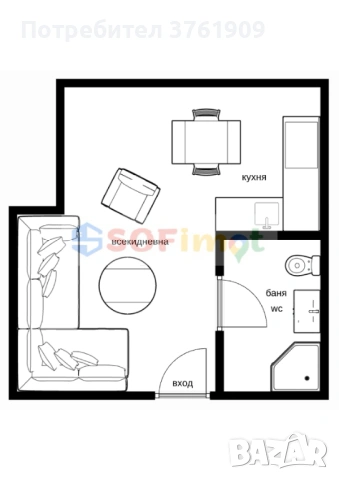 1-СТАЕН, снимка 3 - Апартаменти - 54064657