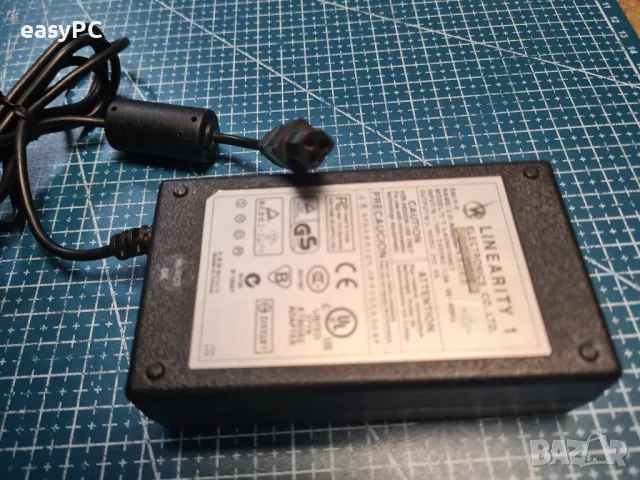 Оригинален захранващ адаптер LINEARITY 1 ELECTRONICS LAD6019AC3 15V 4A, снимка 4 - Принтери, копири, скенери - 47761023