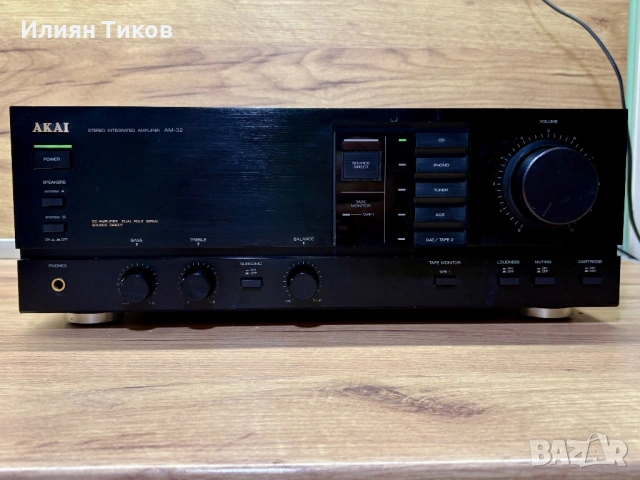 Усилвател Akai AM-32 Hi-Fi транзисторен аудио техника MM/MC, снимка 2 - Ресийвъри, усилватели, смесителни пултове - 53056124