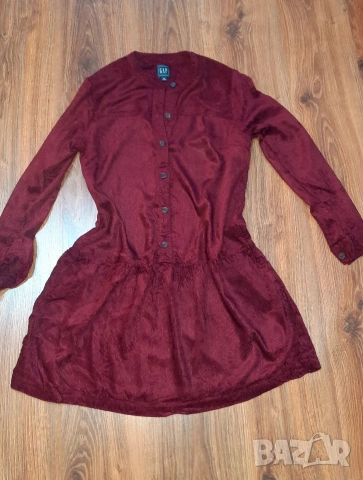 Виненочервена рокля , снимка 5 - Рокли - 52659560