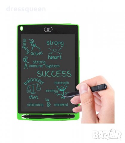 3077 Детски LCD таблет за рисуване, 12 инча, С писалка, снимка 13 - Рисуване и оцветяване - 34251306
