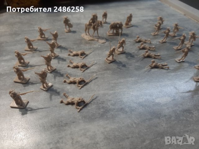 Комплект пластмасови фигурки - 37 броя - войници наполеонова ера, снимка 4 - Колекции - 35278900