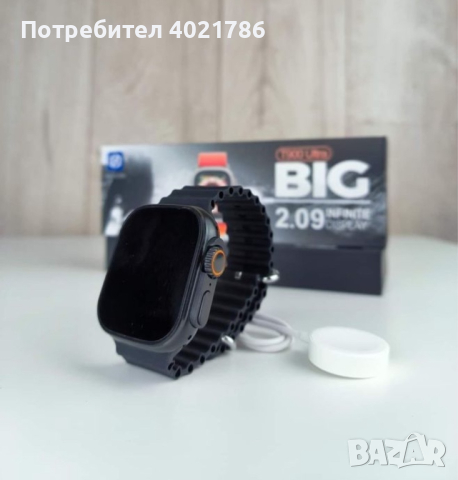 смарт часовник T900 Ultra., снимка 1 - Apple iPhone - 44708459