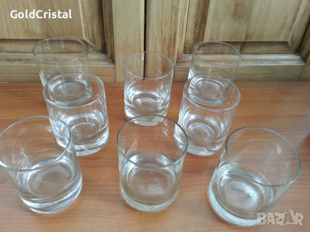 Стъклени чаши чашки, снимка 1 - Чаши - 36401559