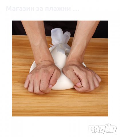 СИЛИКОНОВА НЕЗАЛЕПВАЩА ТОРБА ЗА МЕСЕНЕ НА ТЕСТО - код 2770, снимка 4 - Аксесоари за кухня - 33919073