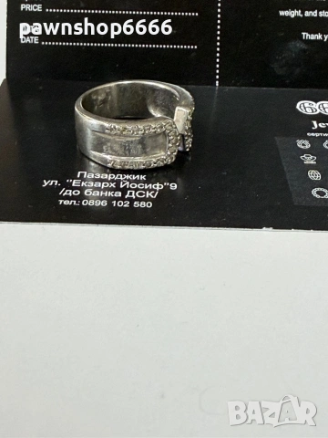 Сребърен пръстен 925 проба, снимка 3 - Пръстени - 54356011